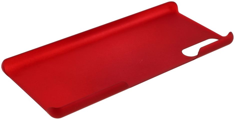 Sony Xperia L4 PC Rubberized Hard Case Rood afbeelding 5