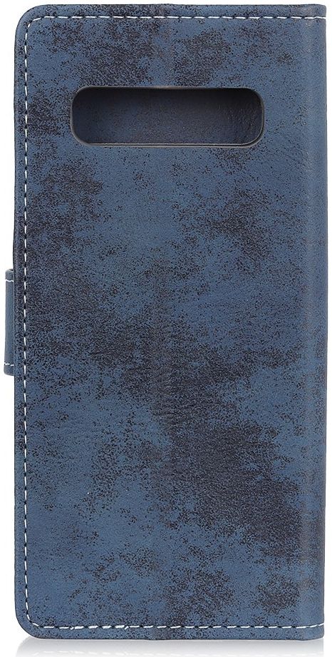 LG V60 ThinQ 5G Hoesje Retro Wallet Stand Kunst Leer Blauw afbeelding 3
