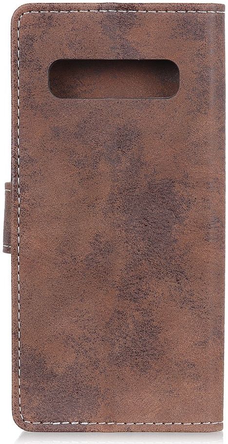 LG V60 ThinQ 5G Hoesje Retro Wallet Stand Kunst Leer Bruin afbeelding 3