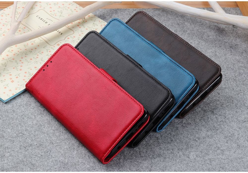 LG V60 ThinQ 5G Hoesje Wallet Stand Kunst Leer Zwart afbeelding 8