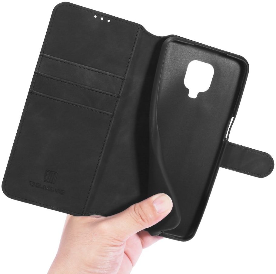 DG Ming Retro Portemonnee Xiaomi Redmi Note 9S / 9 Pro Hoesje Zwart afbeelding 7