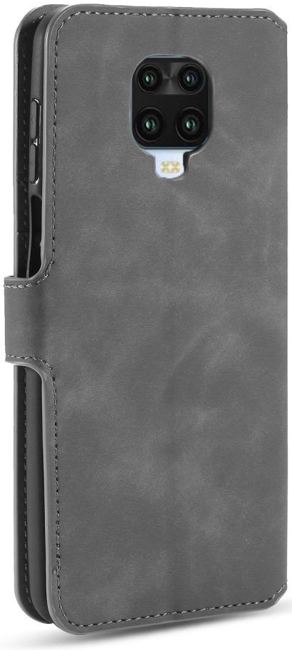 DG Ming Retro Portemonnee Xiaomi Redmi Note 9S / 9 Pro Hoesje Grijs afbeelding 6