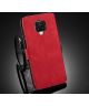 DG Ming Retro Portemonnee Xiaomi Redmi Note 9S / 9 Pro Hoesje Rood