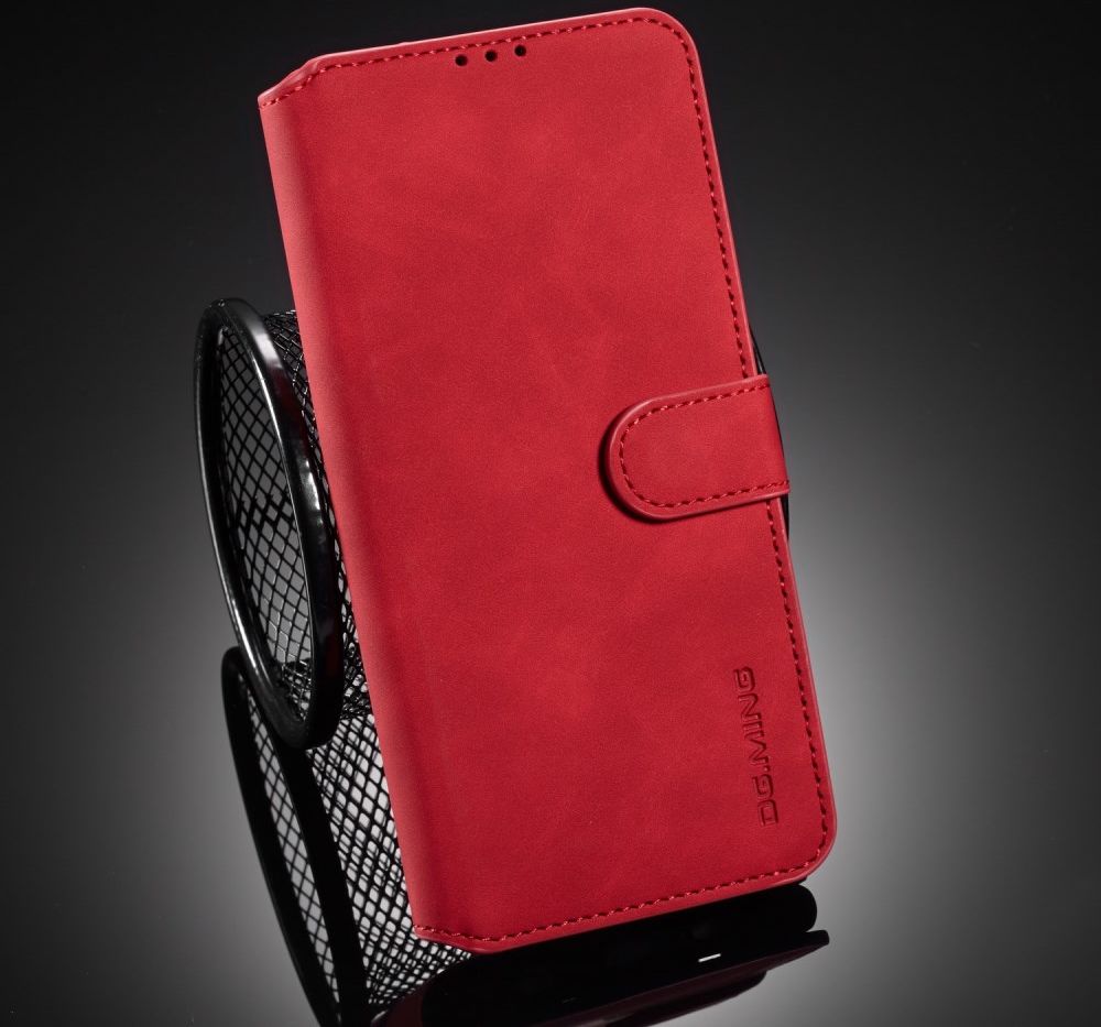 DG Ming Retro Portemonnee Xiaomi Redmi Note 9S / 9 Pro Hoesje Rood afbeelding 8