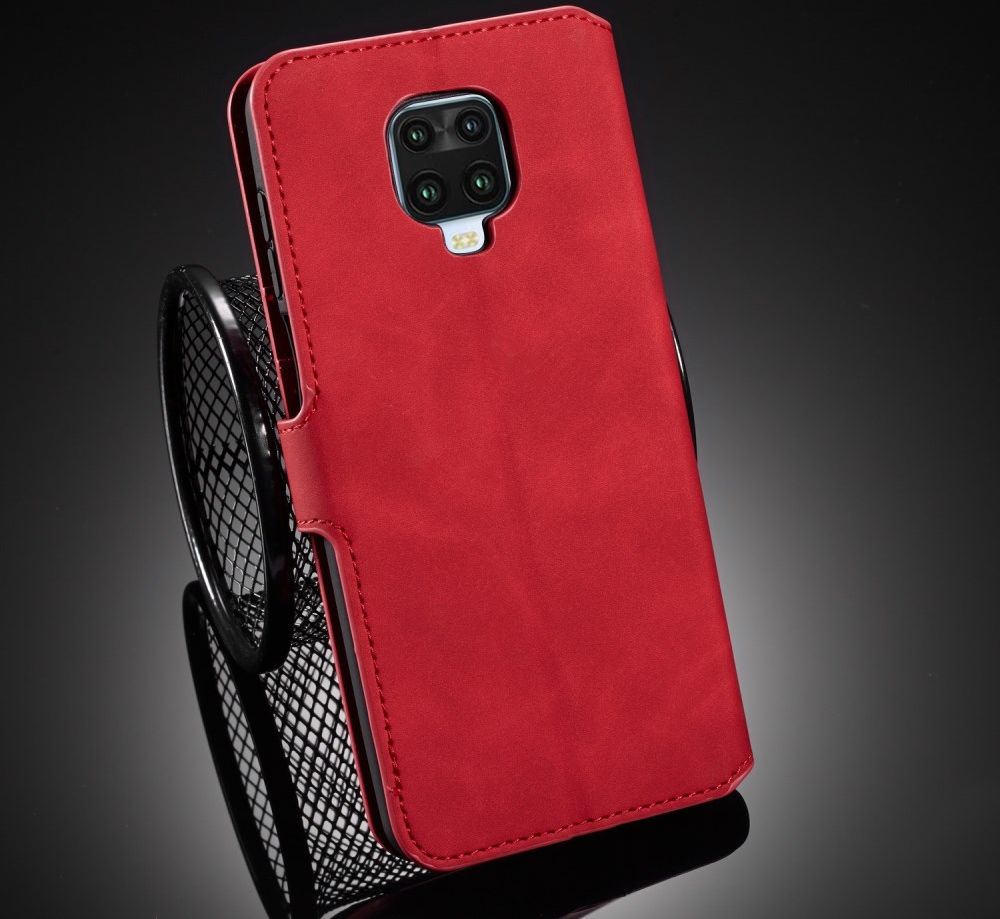 DG Ming Retro Portemonnee Xiaomi Redmi Note 9S / 9 Pro Hoesje Rood afbeelding 9