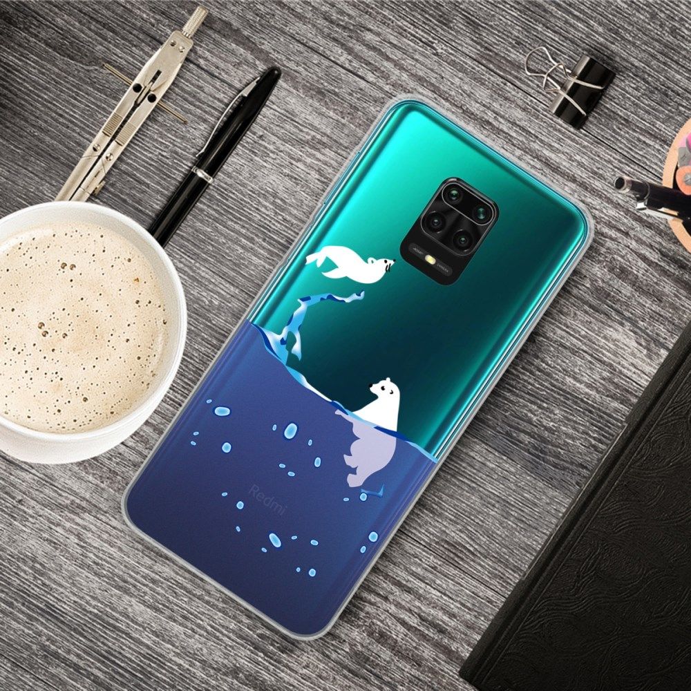 Xiaomi Redmi Note 9S / Note 9 Pro Hoesje TPU met IJsbeer Print afbeelding 3