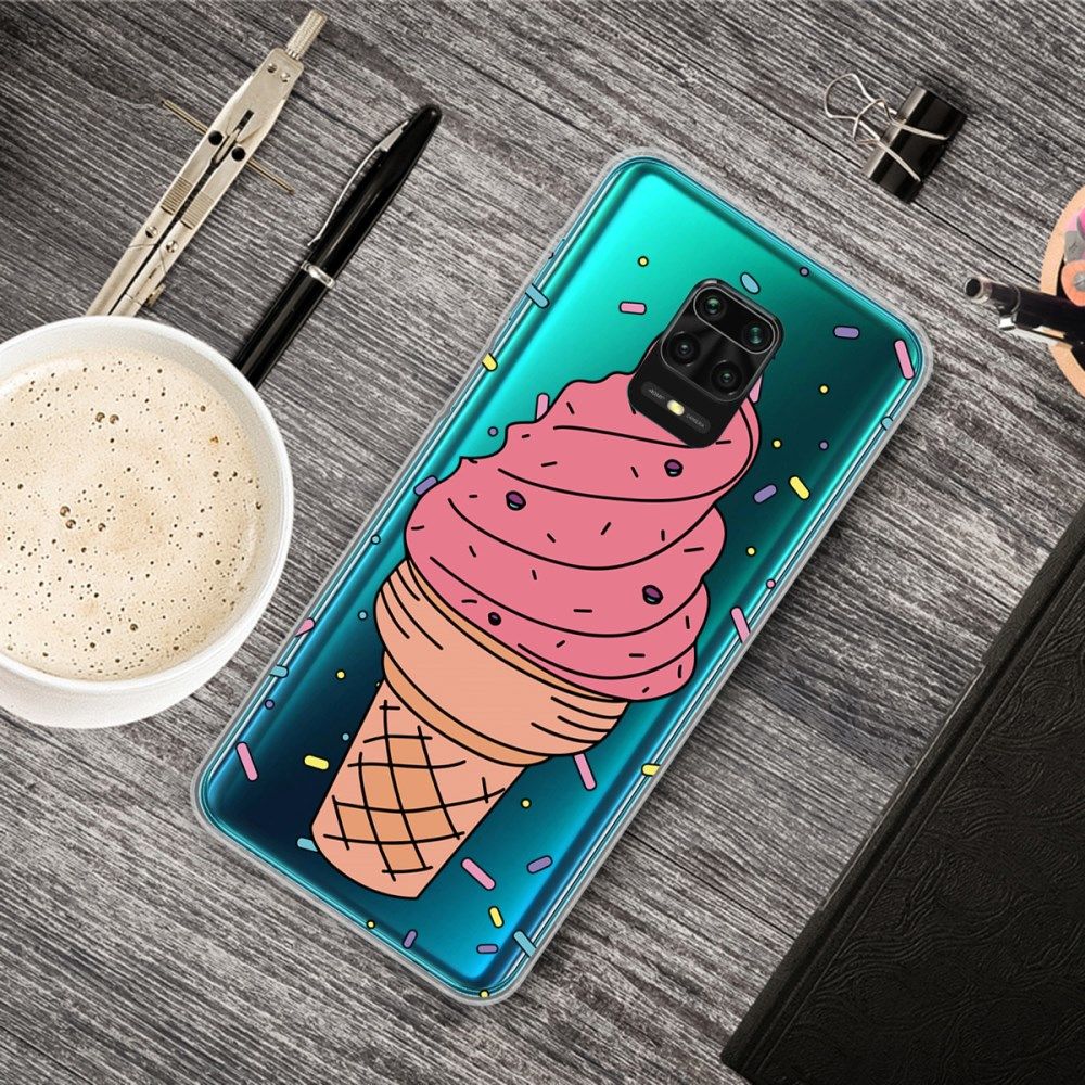 Xiaomi Redmi Note 9S / Note 9 Pro Lite Hoesje TPU met IJsje Print afbeelding 3