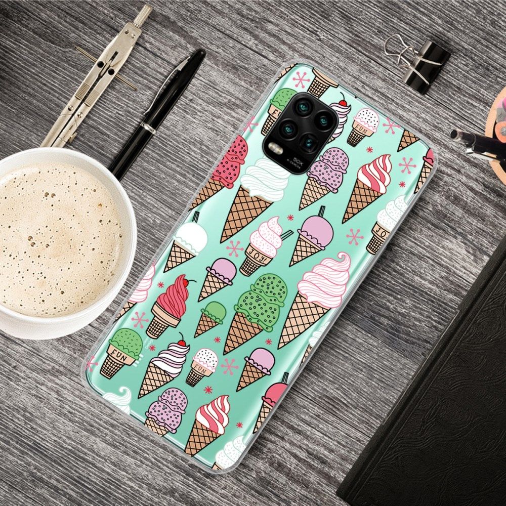 Xiaomi Mi 10 Lite Hoesje TPU met IJsjes Print afbeelding 3
