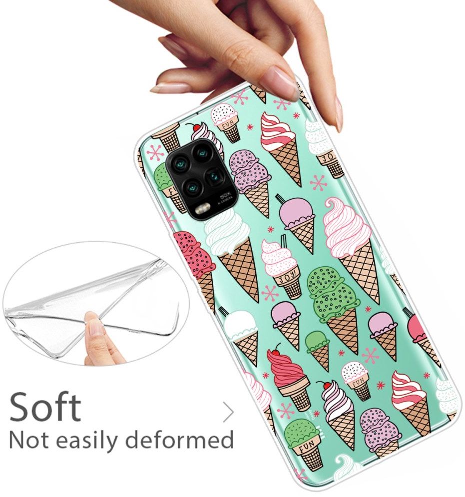Xiaomi Mi 10 Lite Hoesje TPU met IJsjes Print afbeelding 5