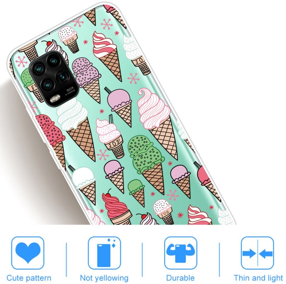 Xiaomi Mi 10 Lite Hoesje TPU met IJsjes Print afbeelding 2