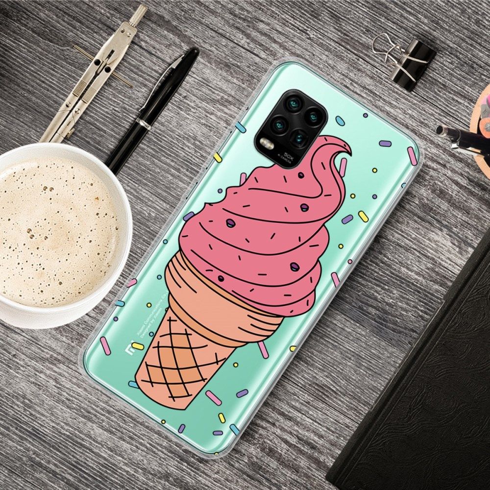 Xiaomi Mi 10 Lite Hoesje TPU met IJsje Print afbeelding 3