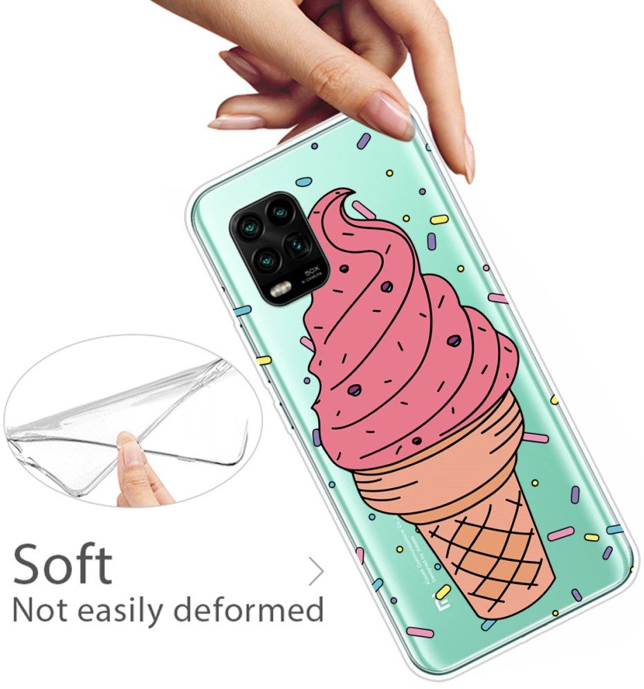 Xiaomi Mi 10 Lite Hoesje TPU met IJsje Print afbeelding 2