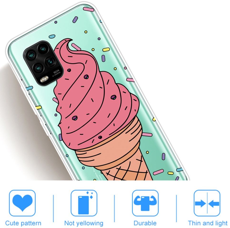 Xiaomi Mi 10 Lite Hoesje TPU met IJsje Print afbeelding 5
