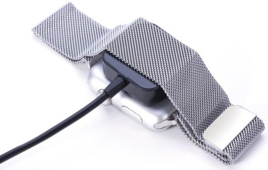 Universele Apple Watch Oplaadkabel en Dock 1 Meter Zwart afbeelding 3