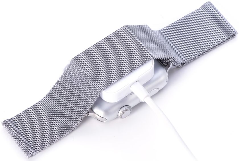 Universele Apple Watch 3 / 2 / 1 Oplaadkabel en Dock 1 Meter Wit afbeelding 3