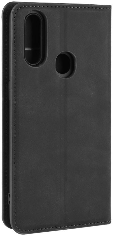 Oppo A8 / A31 Hoesje Zijdezacht Kunstleer Portemonnee Zwart afbeelding 9