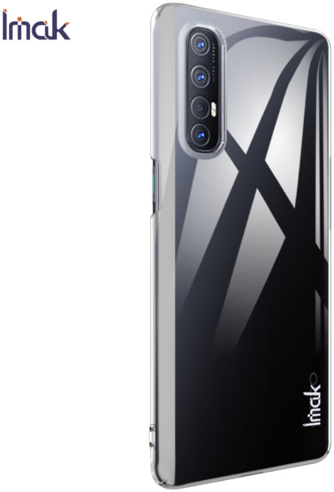 IMAK Oppo Reno 3 Pro Hoesje TPU met Screenprotector Transparant afbeelding 4