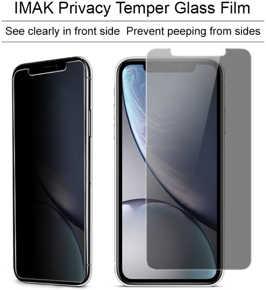 Imak Anti-Peep Privacy Apple iPhone XR / 11 Tempered Glass afbeelding 5