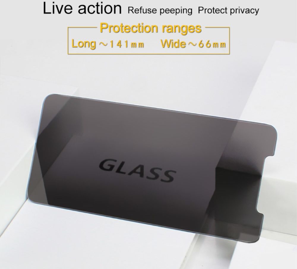 Imak Anti-Peep Privacy Apple iPhone XR / 11 Tempered Glass afbeelding 7