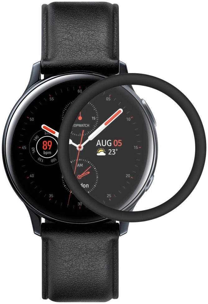 Samsung Galaxy Watch Active 2 44MM Screenprotector 3D Curved Folie afbeelding 1