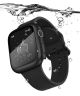 Apple Watch 44MM Hoesje Hard Plastic Bumper met Tempered Glass Zwart