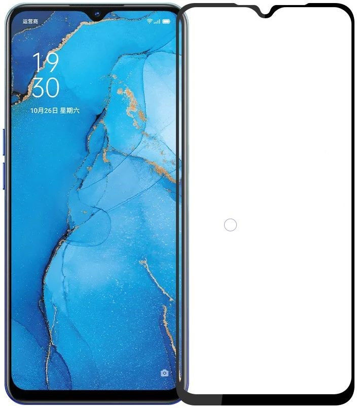 Oppo Reno 3 Tempered Glass Screen Protector afbeelding 5