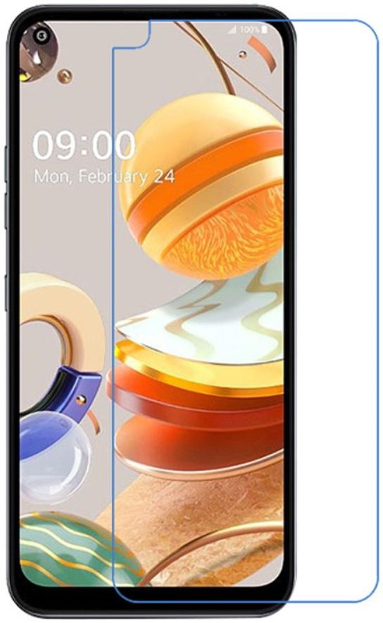 LG K61 Screen Protector Ultra Clear Display Folie afbeelding 1