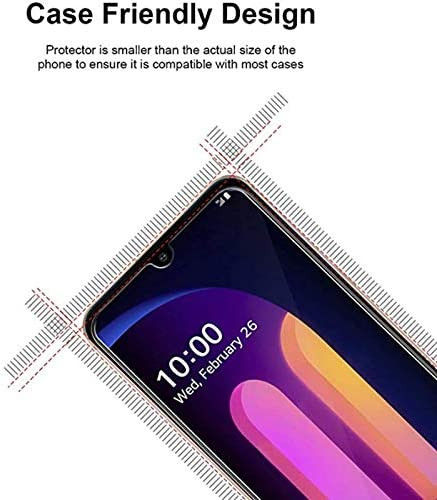LG V60 ThinQ Screen Protector Ultra Clear Display Folie afbeelding 3