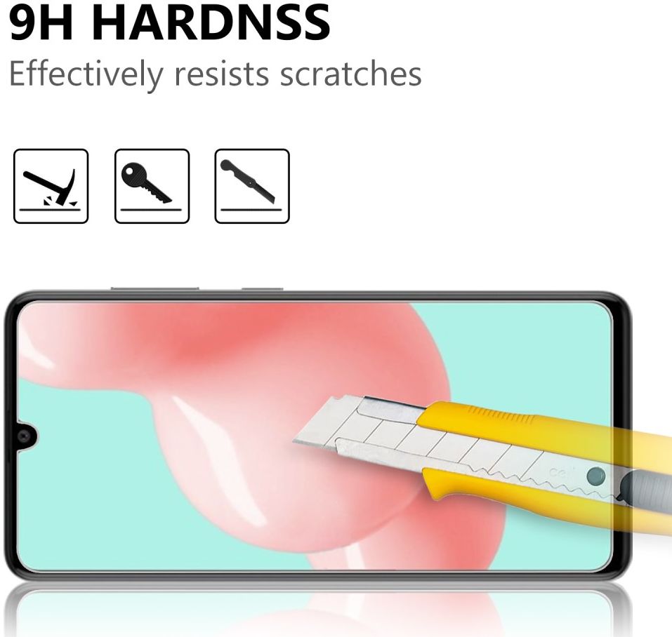 Samsung Galaxy A41 2.5D Tempered Glass Screen Protector afbeelding 4