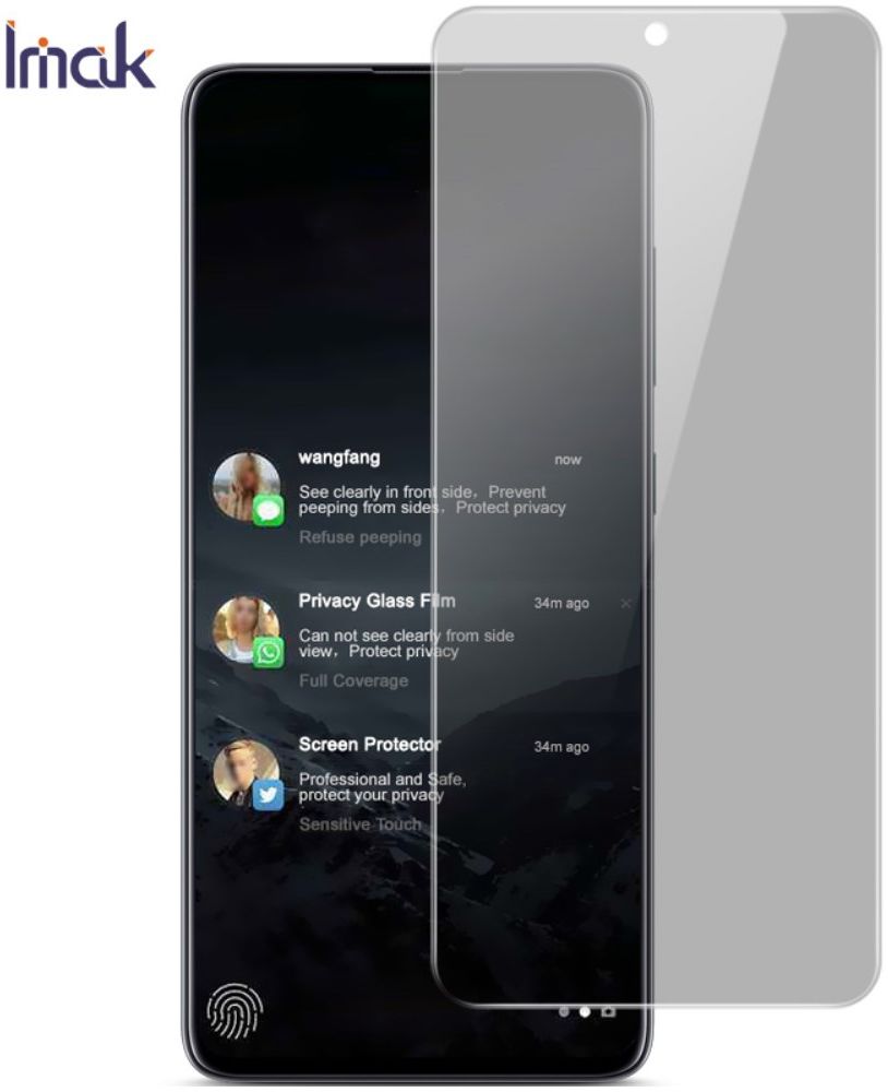 Imak Anti-Peep Privacy Samsung Galaxy S10 Lite Tempered Glass afbeelding 4
