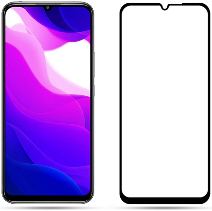 Xiaomi Mi 10 Lite Tempered Glass Screen Protector Zwart afbeelding 4