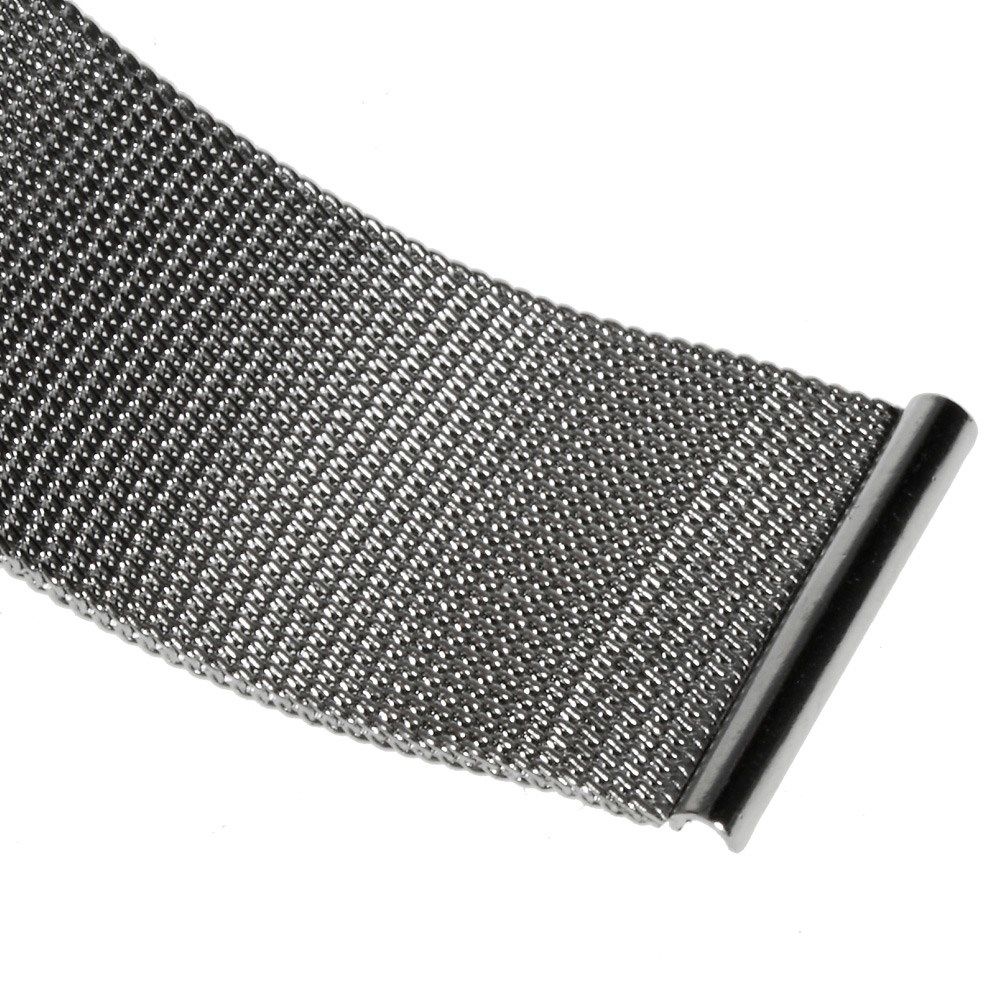 Apple Watch 41MM / 40MM / 38MM Bandje Roestvrij Milanese Staal Zilver afbeelding 4