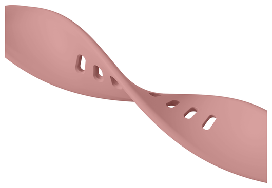 Universeel Smartwatch / Horloge Bandje - Siliconen - 20MM - Licht Roze afbeelding 6