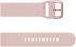 Universeel Smartwatch 20MM Bandje - Siliconen - Met Gespsluiting - Roze afbeelding 5