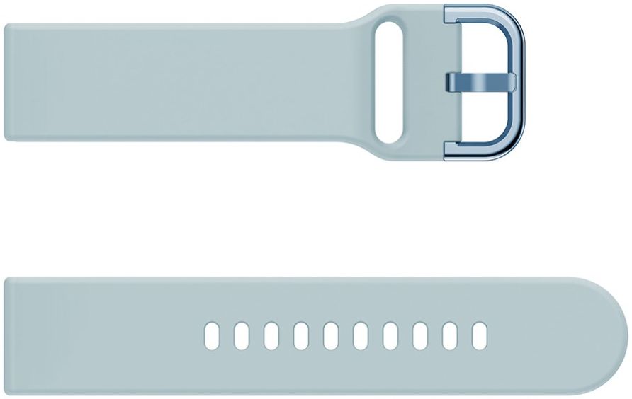 Universeel Smartwatch 20MM Bandje - Siliconen - Met Gespsluiting - Blauw afbeelding 5