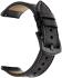 Universeel Smartwatch 20MM Bandje - Echt Leer - Gespsluiting - Zwart afbeelding 5