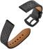 Universeel Smartwatch 20MM Bandje - Echt Leer - Gespsluiting - Zwart afbeelding 6