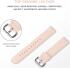 Universeel Smartwatch 20MM Bandje - Echt Leer - met RVS Gespsluiting - Roze afbeelding 4