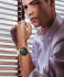 Universeel Smartwatch 20MM Bandje - Echt Leer - met RVS Gespsluiting - Roze afbeelding 3