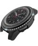 Samsung Galaxy Watch 46MM Hoesje Hard Plastic met Diamantjes Zwart