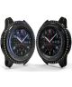 Samsung Galaxy Watch 46MM Hoesje Hard Plastic met Diamantjes Zwart