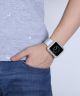 Apple Watch 45MM / 44MM / 42MM Hoesje Metaal Frame met Magneetsluiting Zilver