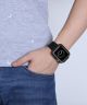 Apple Watch 41MM / 40MM / 38MM Hoesje Metaal Frame met Magneetsluiting Zwart
