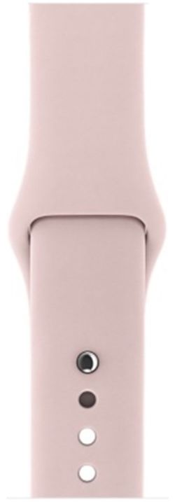 Apple Watch 41MM / 40MM / 38MM Bandje Siliconen met Drukknoop Roze afbeelding 5