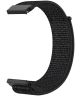 Universeel Smartwatch 20MM Bandje Nylon met Klittenband Zwart