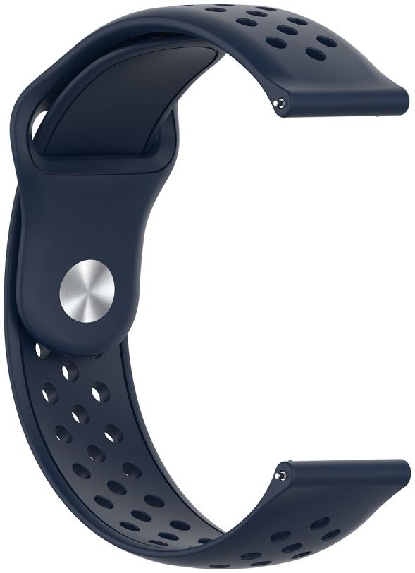 Universeel Smartwatch 22MM Bandje Siliconen met Ventilatiegaten Blauw afbeelding 3