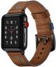 Apple Watch 1-9/SE/Ultra 49/45/44/42MM Bandje Echt Leer Bruin