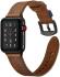 Apple Watch 1-10/SE/Ultra Bandje - 49MM/46MM/45MM/44MM/42MM - Echt Leer - Bruin afbeelding 2