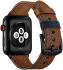 Apple Watch 1-10/SE/Ultra Bandje - 49MM/46MM/45MM/44MM/42MM - Echt Leer - Bruin afbeelding 3