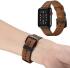 Apple Watch 1-10/SE/Ultra Bandje - 49MM/46MM/45MM/44MM/42MM - Echt Leer - Bruin afbeelding 5